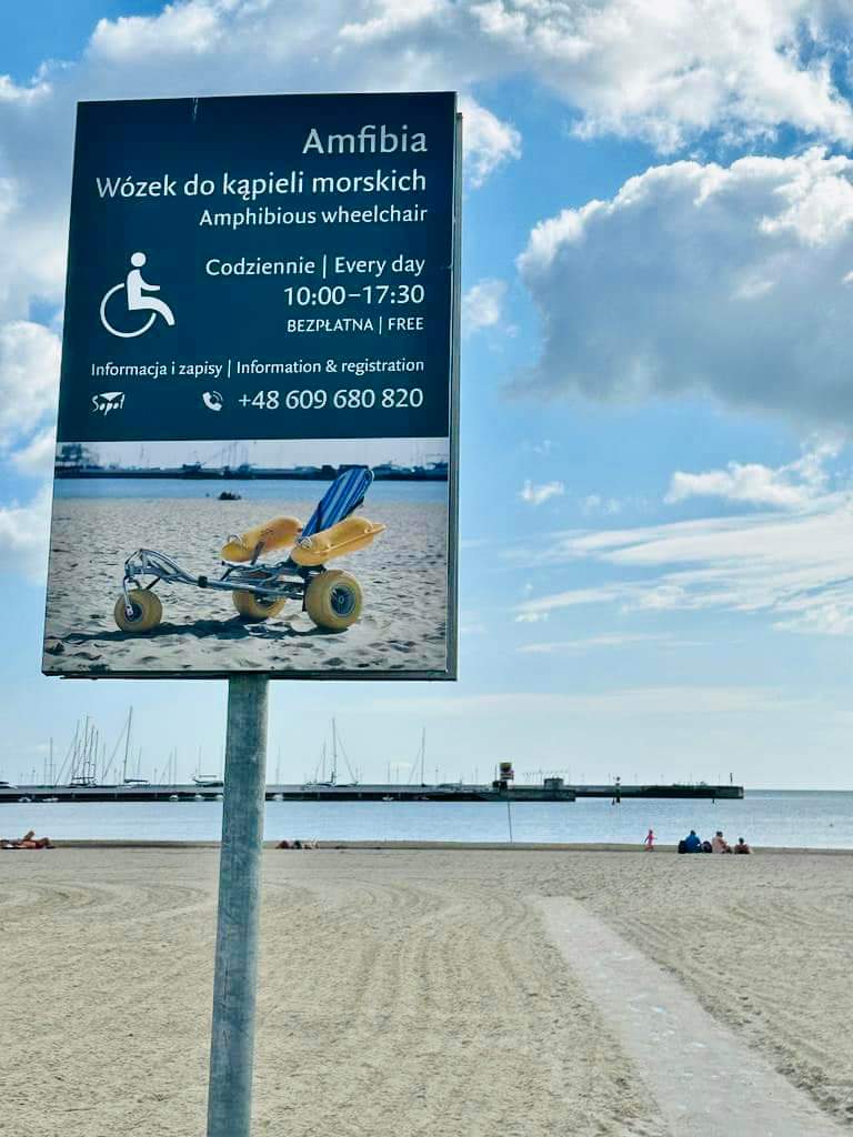 Sopocka plaża po raz drugi z Certyfikatem dostępności Plaże dla wszystkich MOSiR Sopot