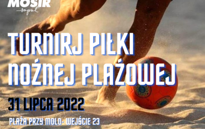 Zdjęcie do Turniej Piłki Nożnej Plażowej MOSiR CUP 2022